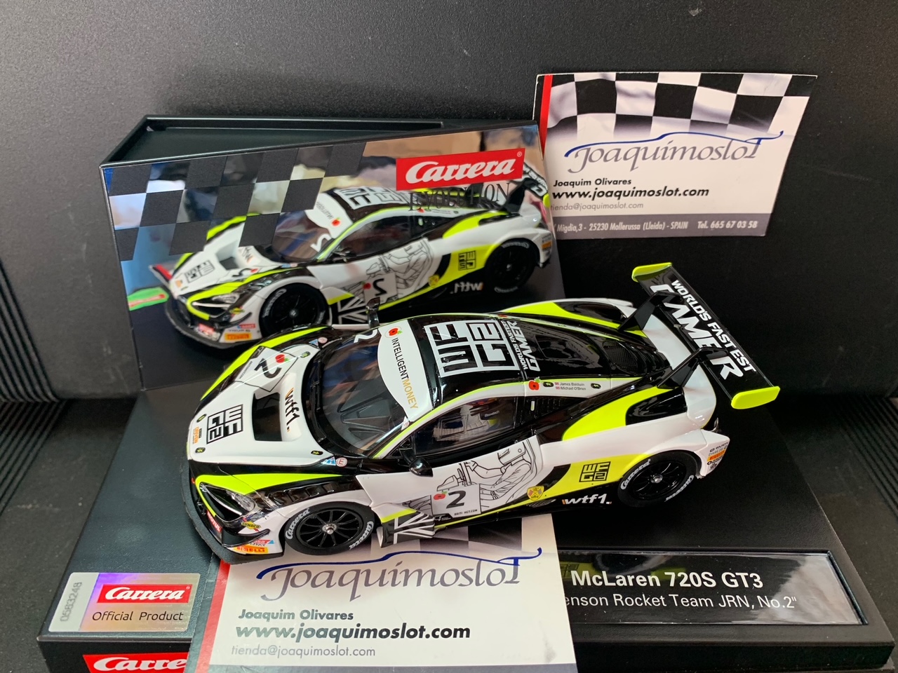 carrera evolution 27656 mclaren 720s gt3 "jenson rocket team jrn