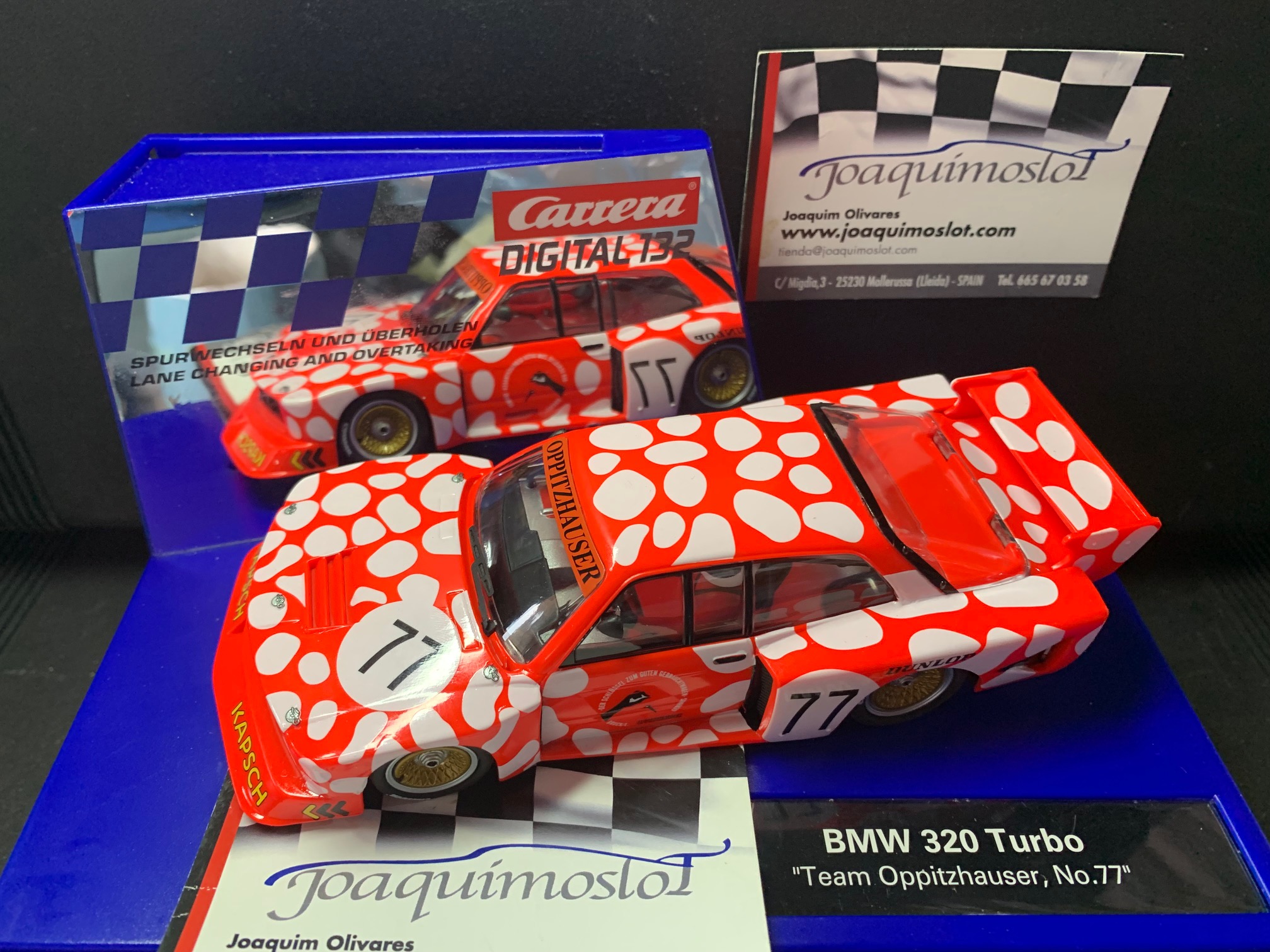 carrera digital 132 30974 bmw 320 turbo flachbau "team oppitzhau