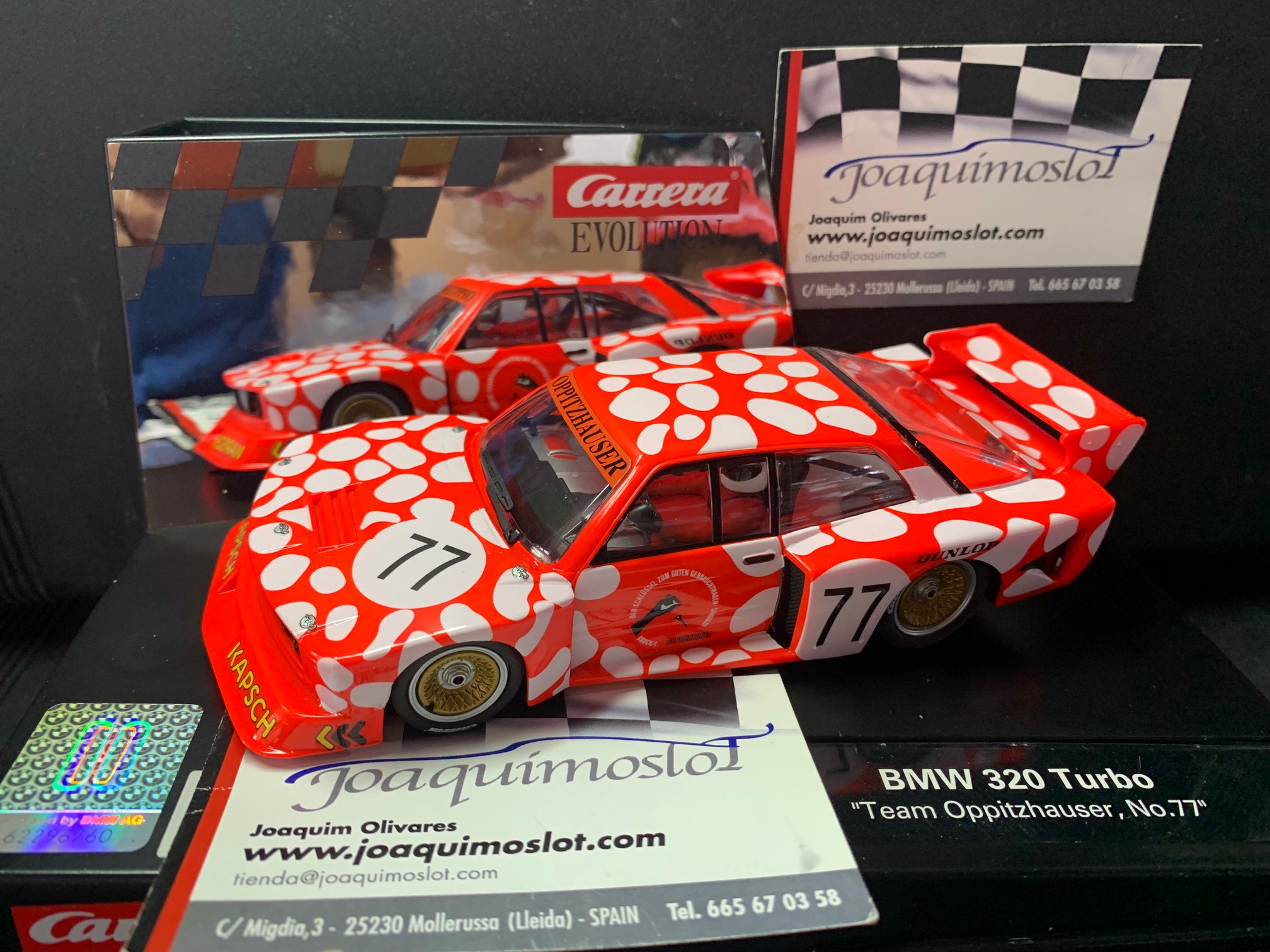 carrera evolution 27680 bmw 320 turbo flachbau "team oppitzhause