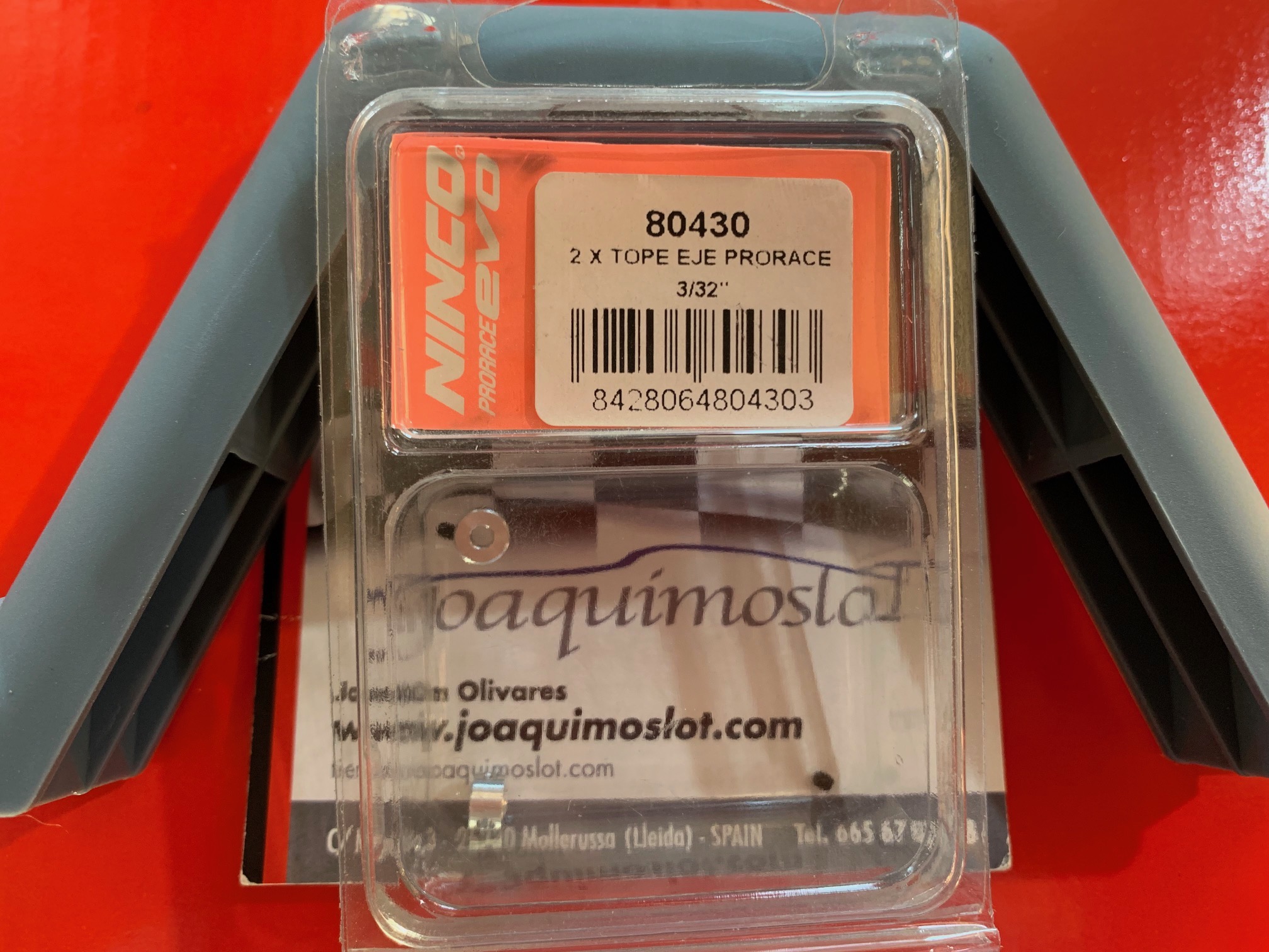 ninco 80430 2 tope eje pro race 3/32"