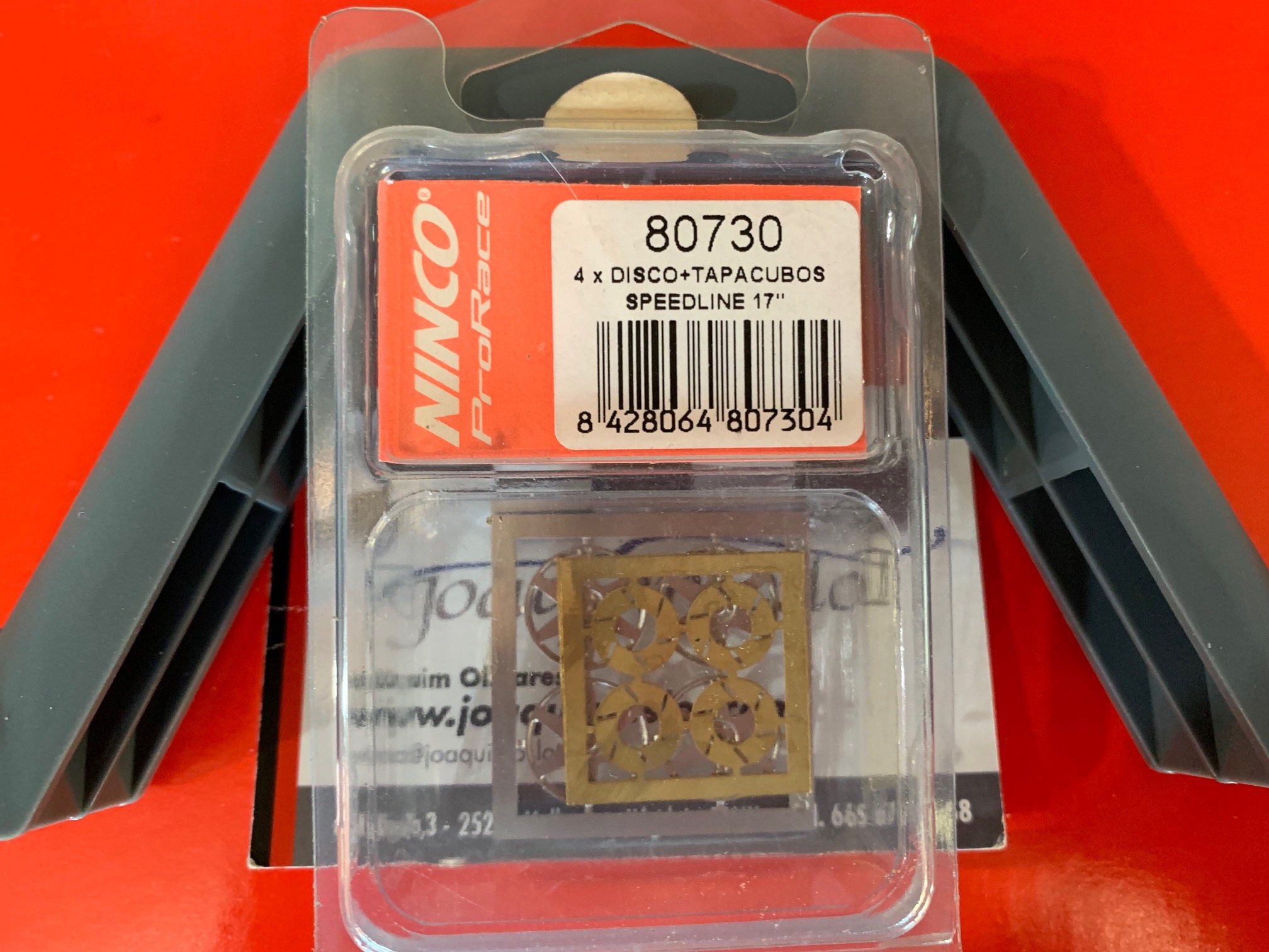 ninco 80730 4 x tapacubos + discos speddline 17"