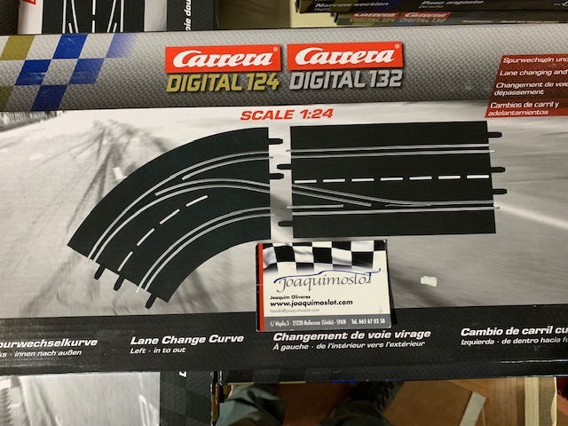 carrera digital 30362 cambio de carril curva izd dentro fuera