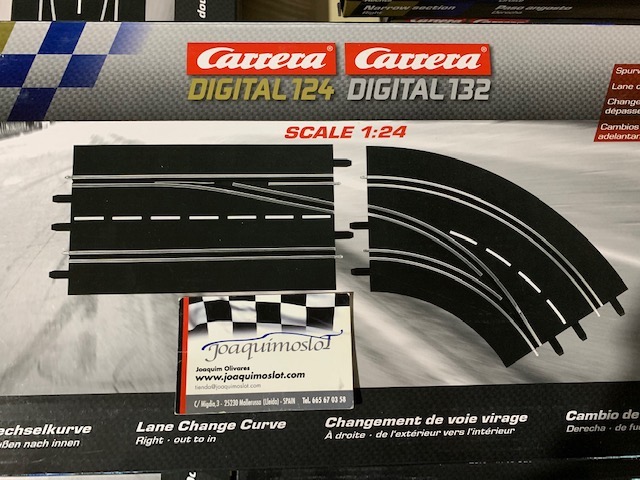 carrera digital 30365 cambio de carril curva dcha fuera dentro