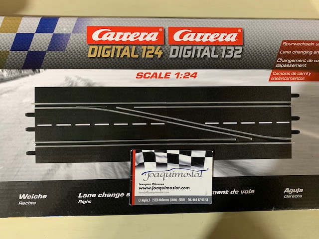 carrera digital 30345 132 &124 2x cambio de carril dcha