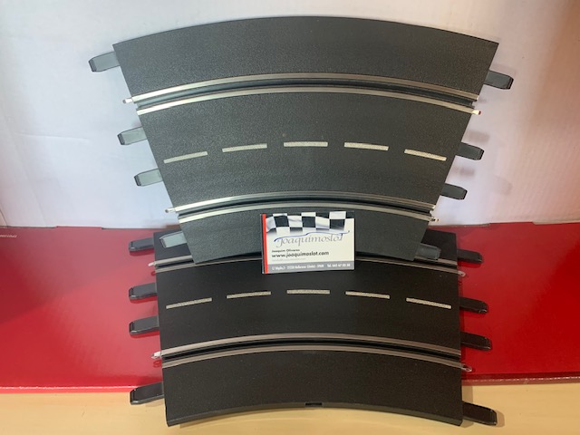 carrera evolution & digital 20572 pack 2 curvas 30º r2 usadas