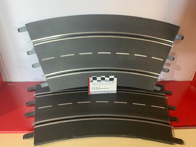 carrera evolution & digital 20573 pack 2 curvas 30º r3 usadas