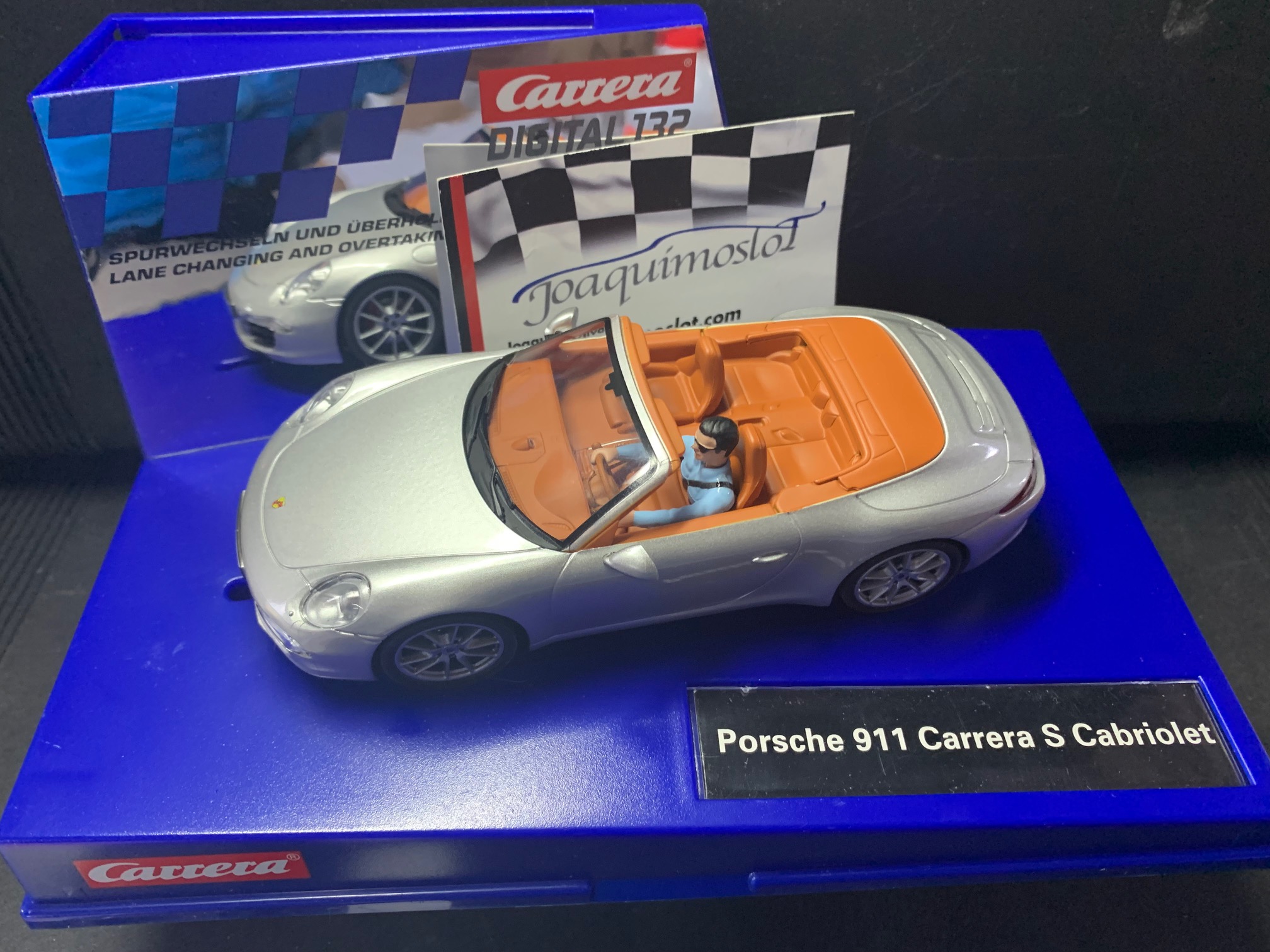 carrera digital 132 30773 porsche 911 carrera s cabriolet (silve