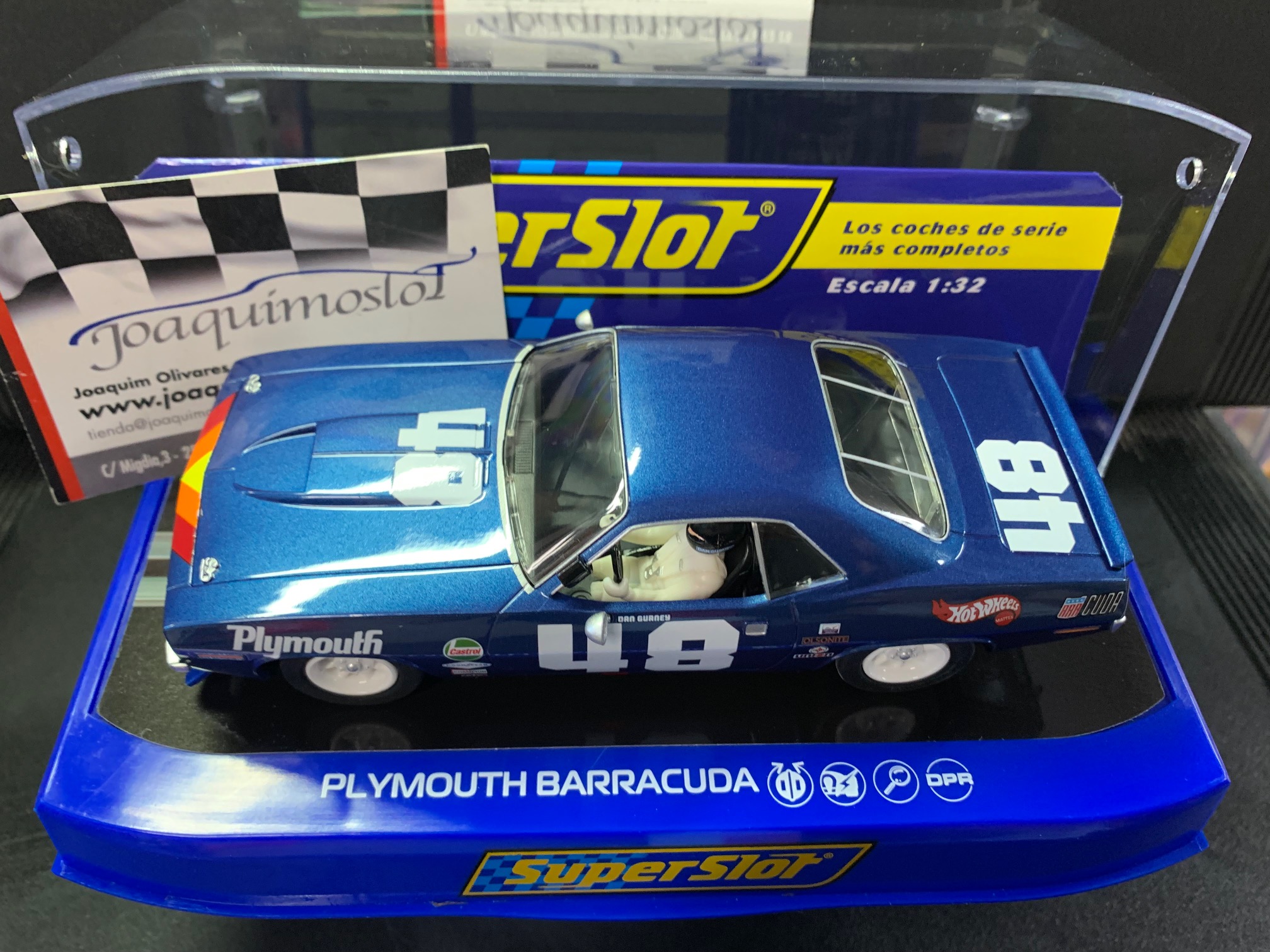 superslot h4219 plymouth barracuda - trans am 1970 - dan gurney