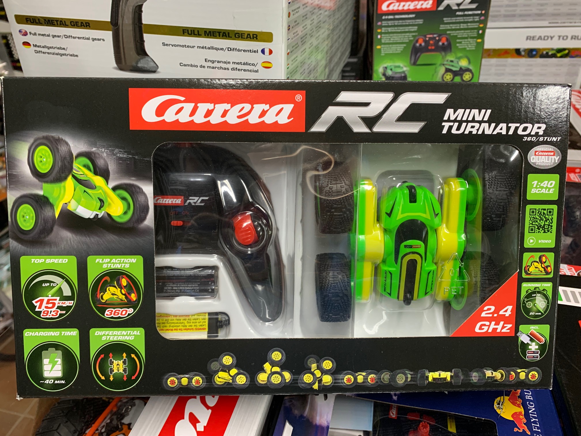 carrera rc 2,4ghz 402003 2,4ghz mini turnator 360/stunt  carrera rc 2,4ghz 402003 2,4ghz mini turnator 360/stunt