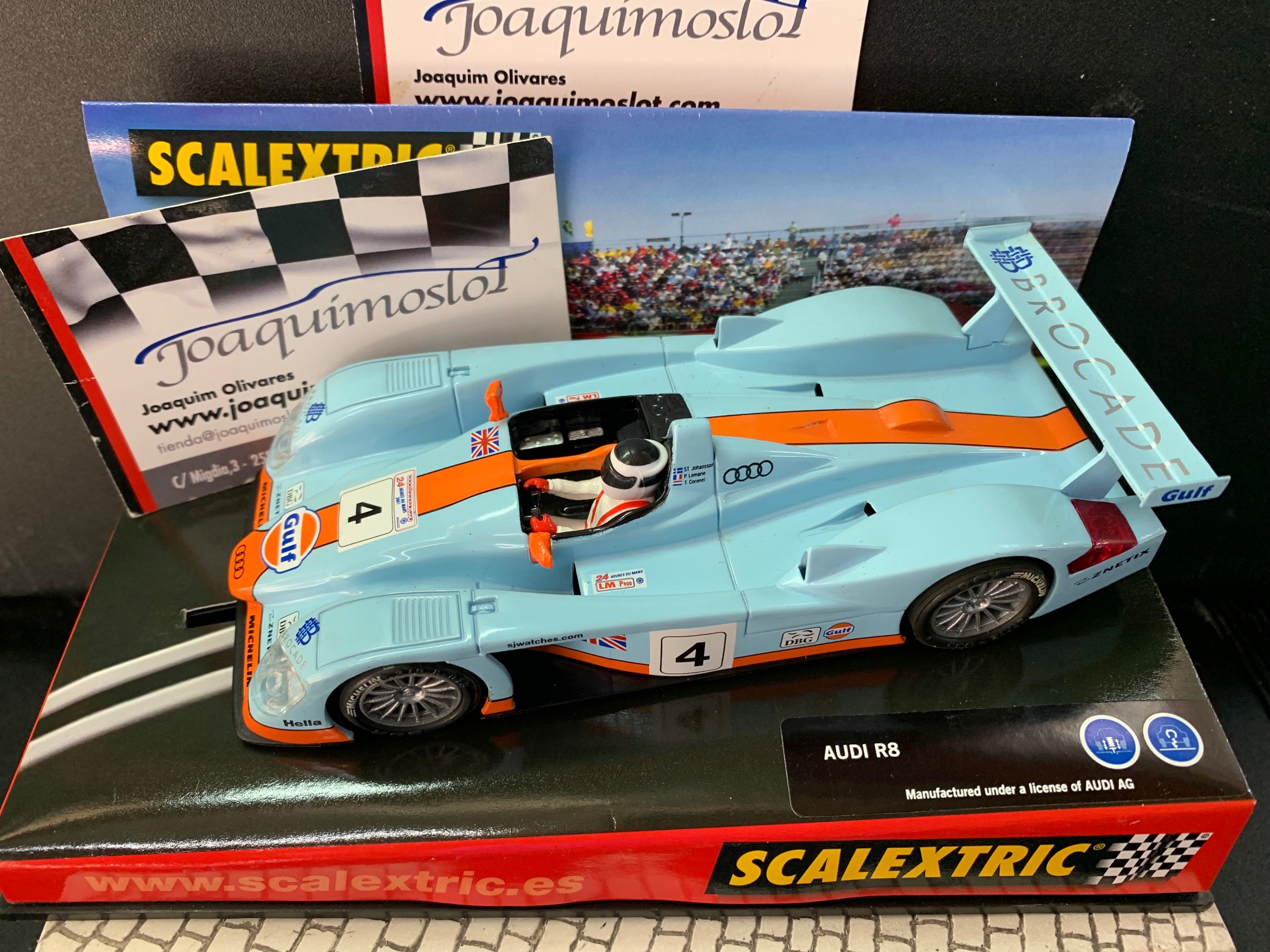 scalextric 6100 audi r8 gulf