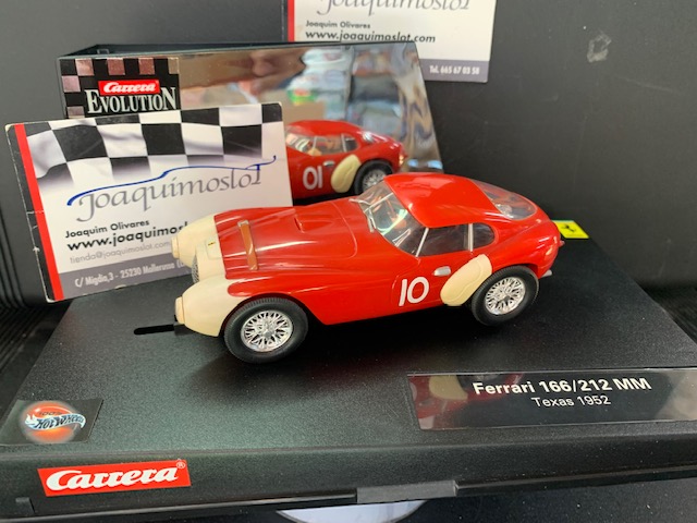 carrera evolution 25774 ferrari 166/212 mm - texas 1952