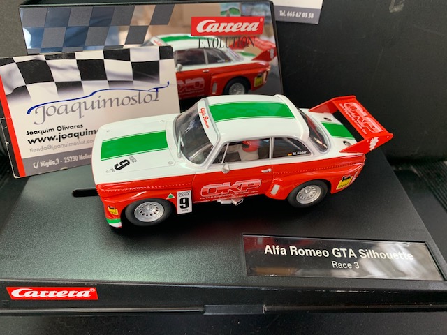carrera evolution 27431 alfa romeo gta silhouette gr. 5, race 3
