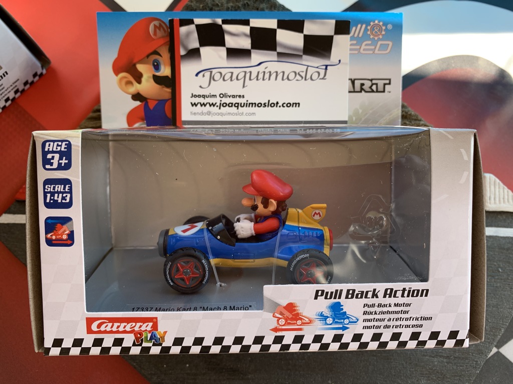 Super Mario Kart Wii - Pack 3 voitures à friction 1/43 Mario