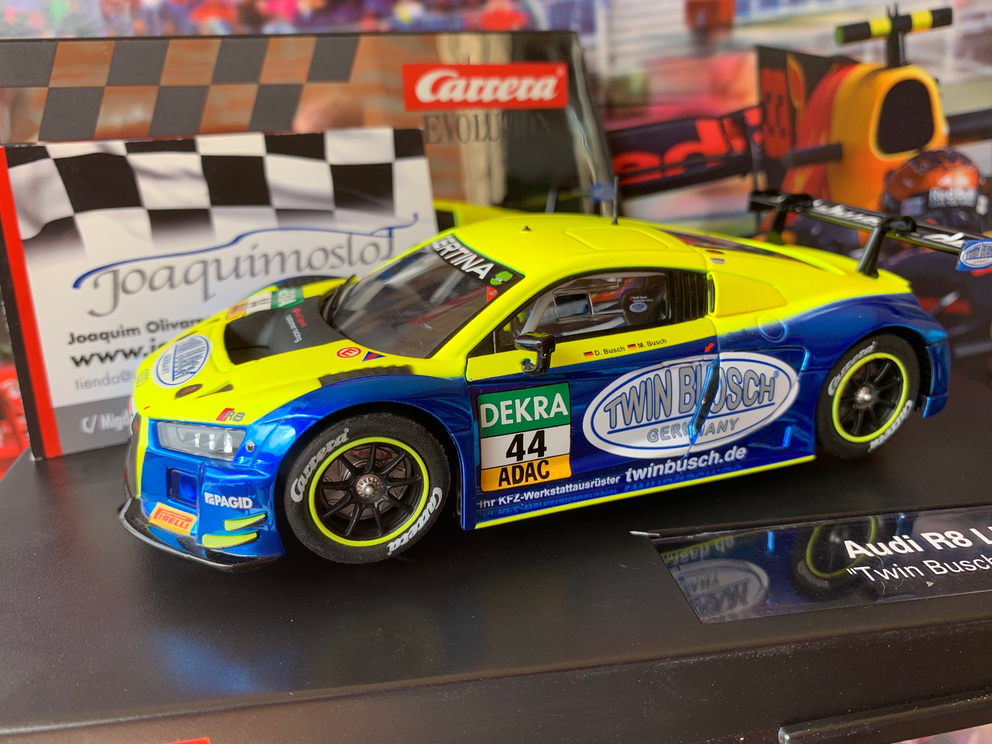 carrera evolution 27582 audi r8 lms #44