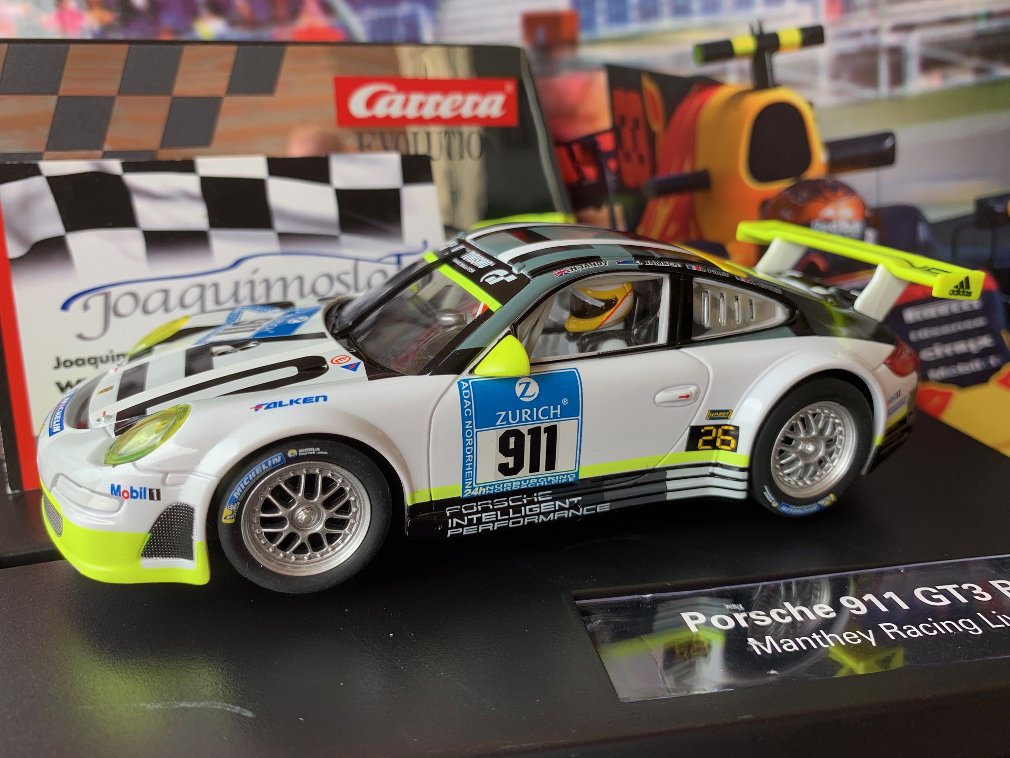carrera evolution 27543 porsche 911 gt3 rsr manthey racing