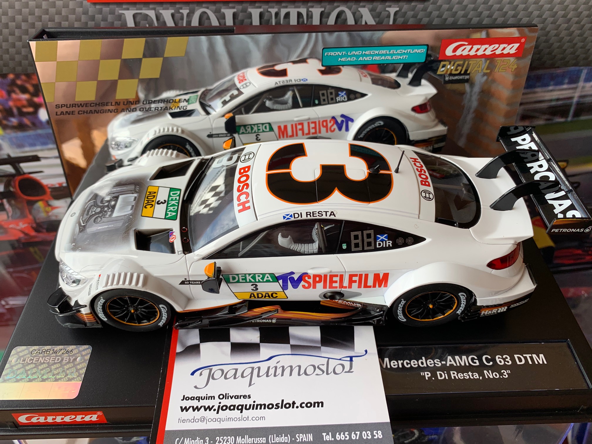 carrera digital 124 23852 mercedes-amg c 63 p. di resta ,no.3