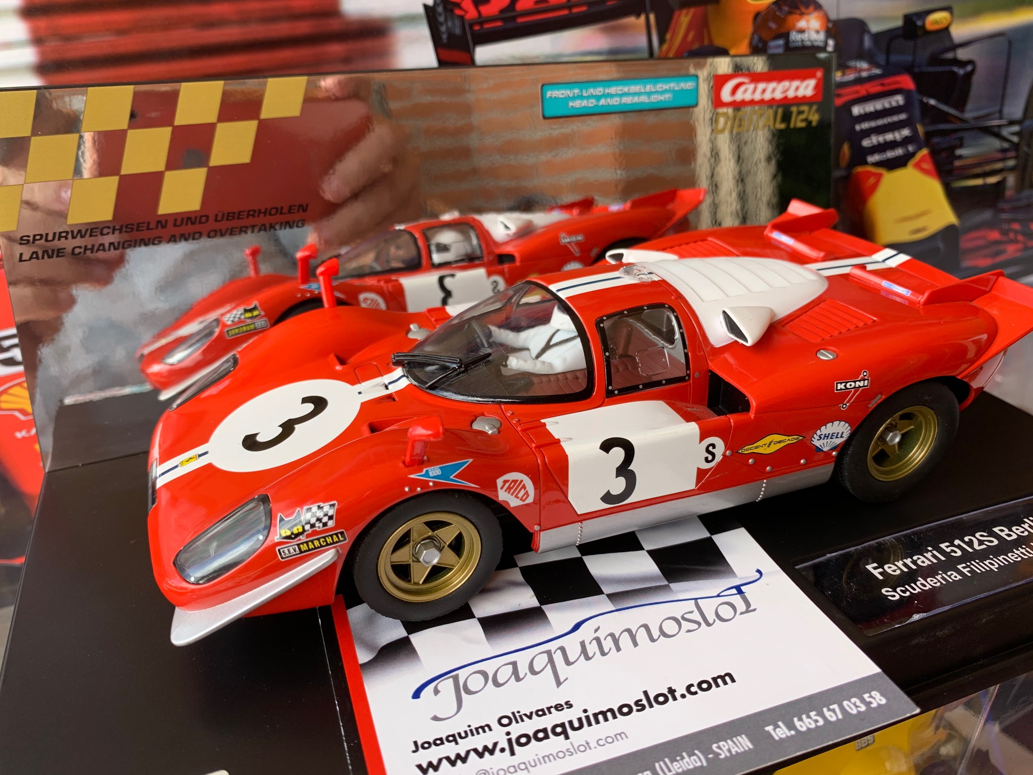 carrera digital 124 23856 ferrari 512s scuderia filipinetti