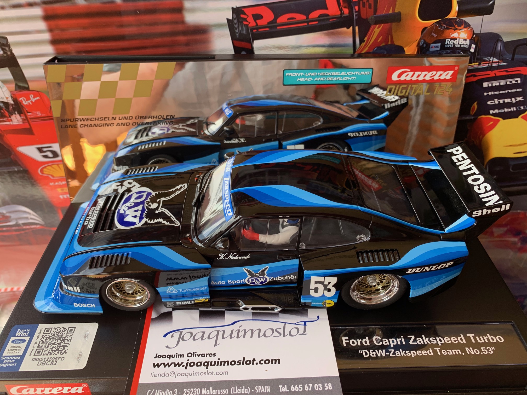 carrera digital 124 23859 ford capri turbo d&w - zakspeed