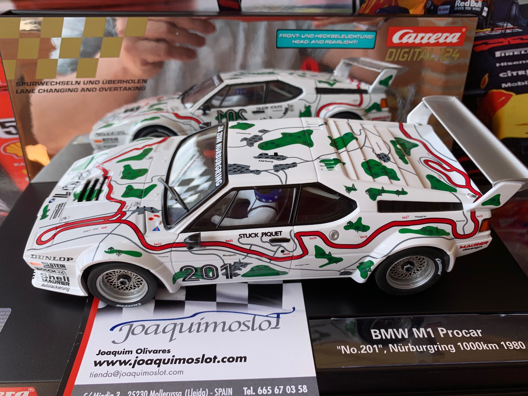 carrera digital 23854 bmw m1 procar nº 201nurburgring 1000km