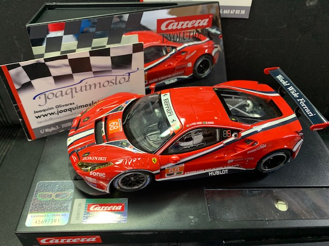 carrera evolution ferrari 488 gt3 scuderia corsa nº68