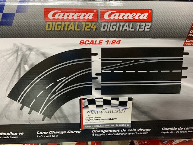 carrera 1/24 1/32 30363 cambio de carril curva izda a dentro