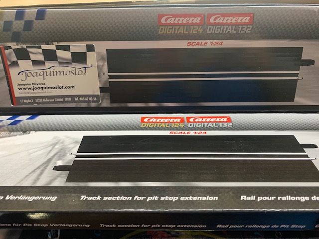 carrera 1/24 1/32 30341 seccion pista extension carril pit box