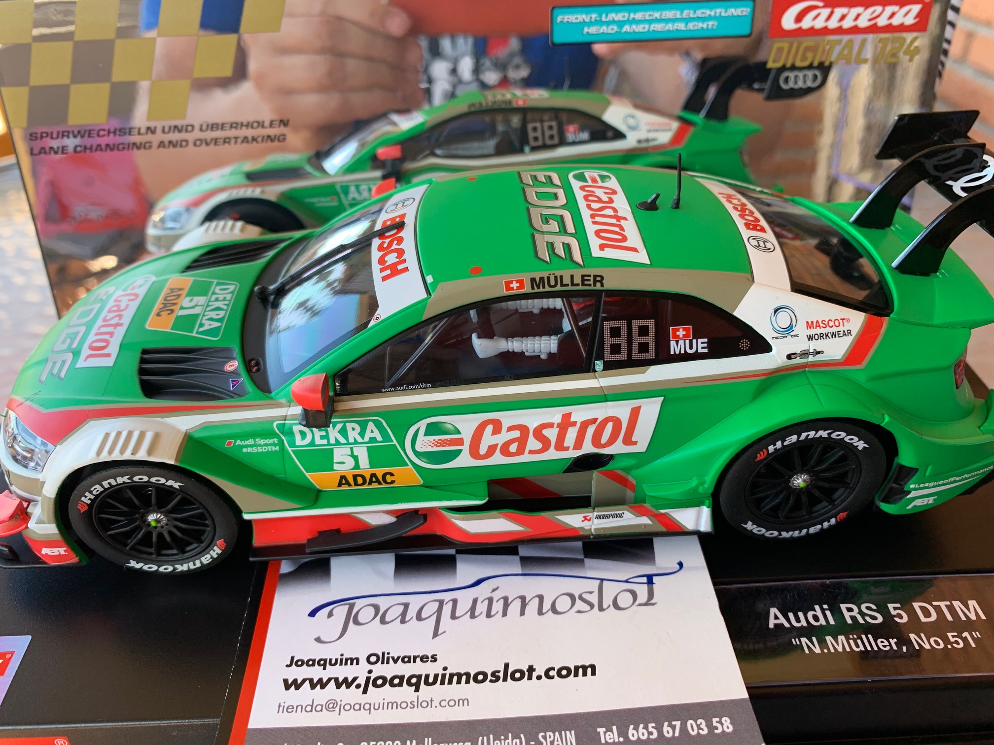 carrera digital 124 23884 audi rs dtm n.muller # 51