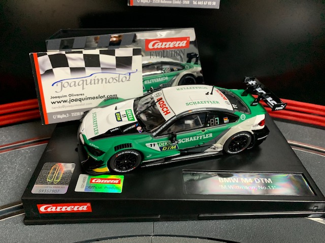 carrera evolution 27635 bmw m4 dtm 'm.wittmann nº 11