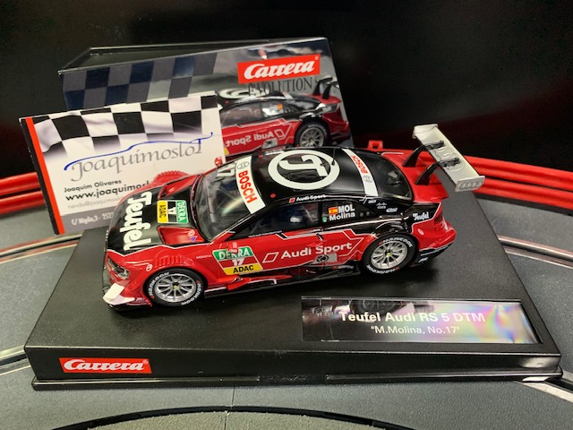 carrera evolution 27509 audi rs 5 dtm no.17 m.molina