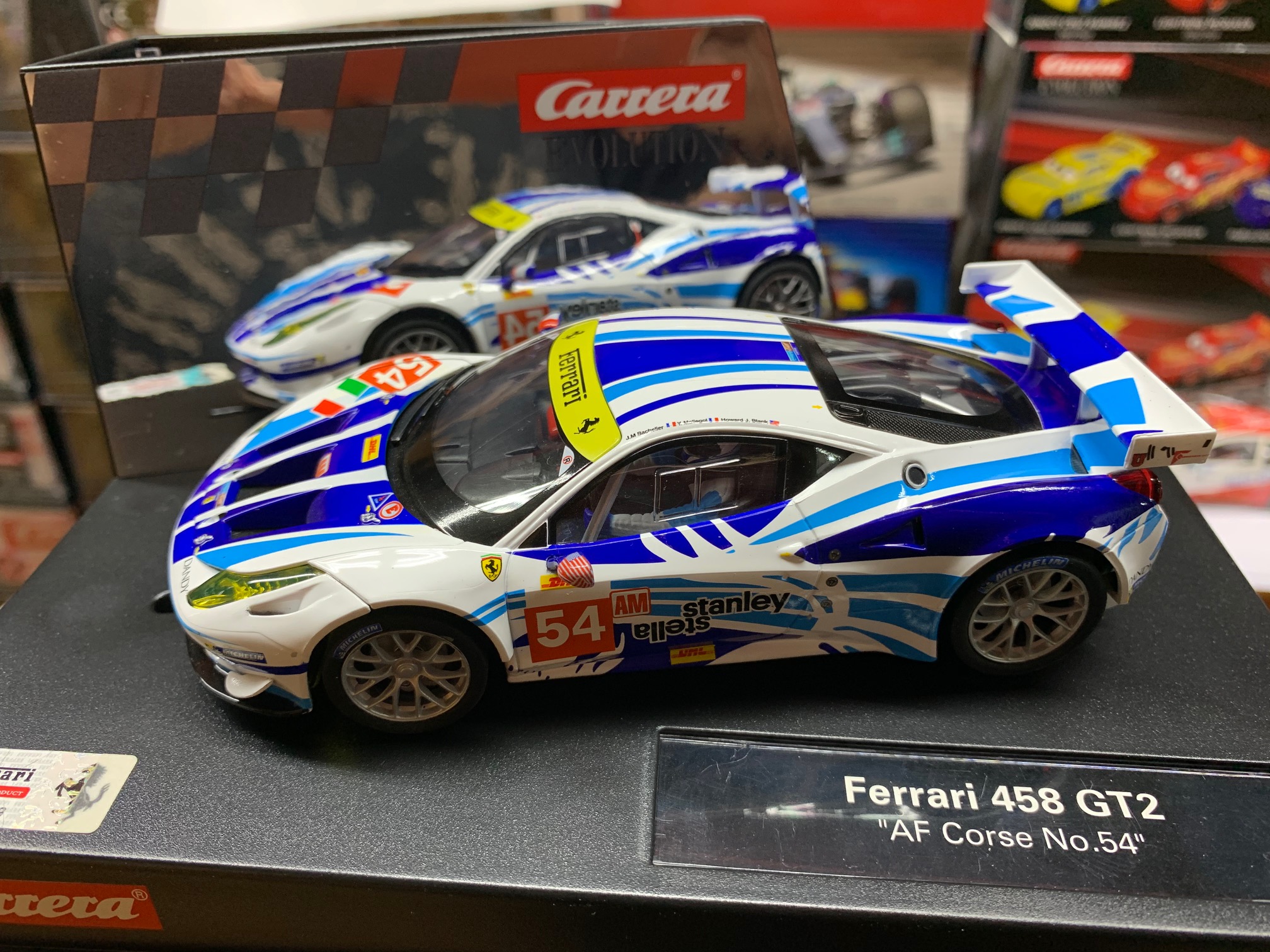 carrera evolution 27481 ferrari 458 gt2 "af corse" nº 54