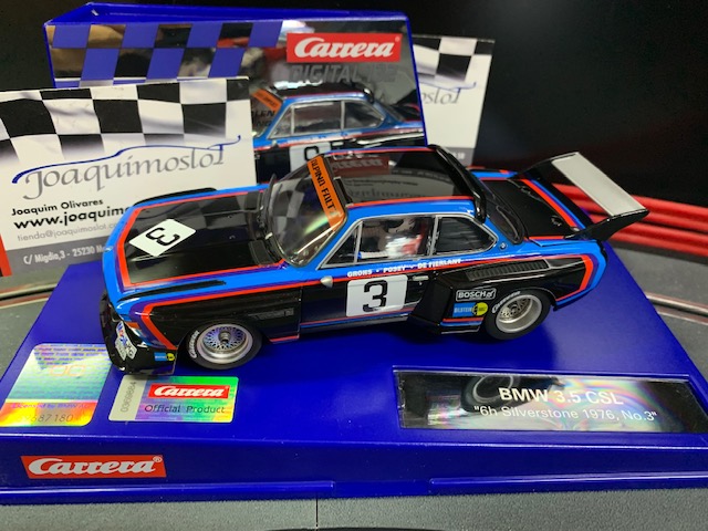 carrera digital 30923 bmw 3,5 csl "nº 3 6h silverstone 1976