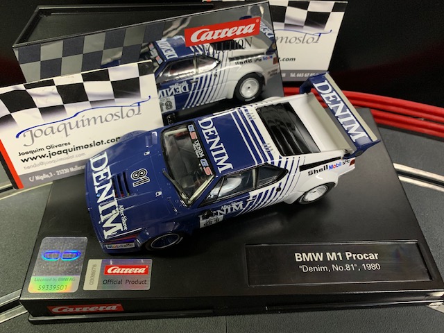 carrera evolution 27627 bmw m1 procar denim no 81 1980