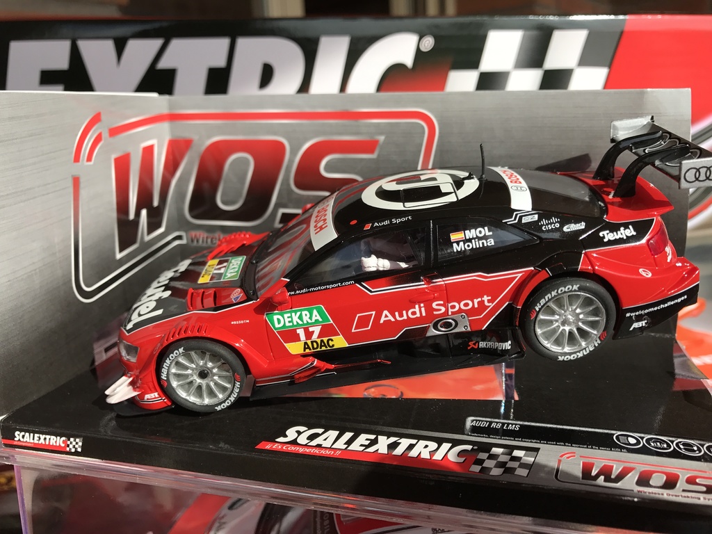 exclusivo audi a5 dtm " molina" scalextric wos 2016