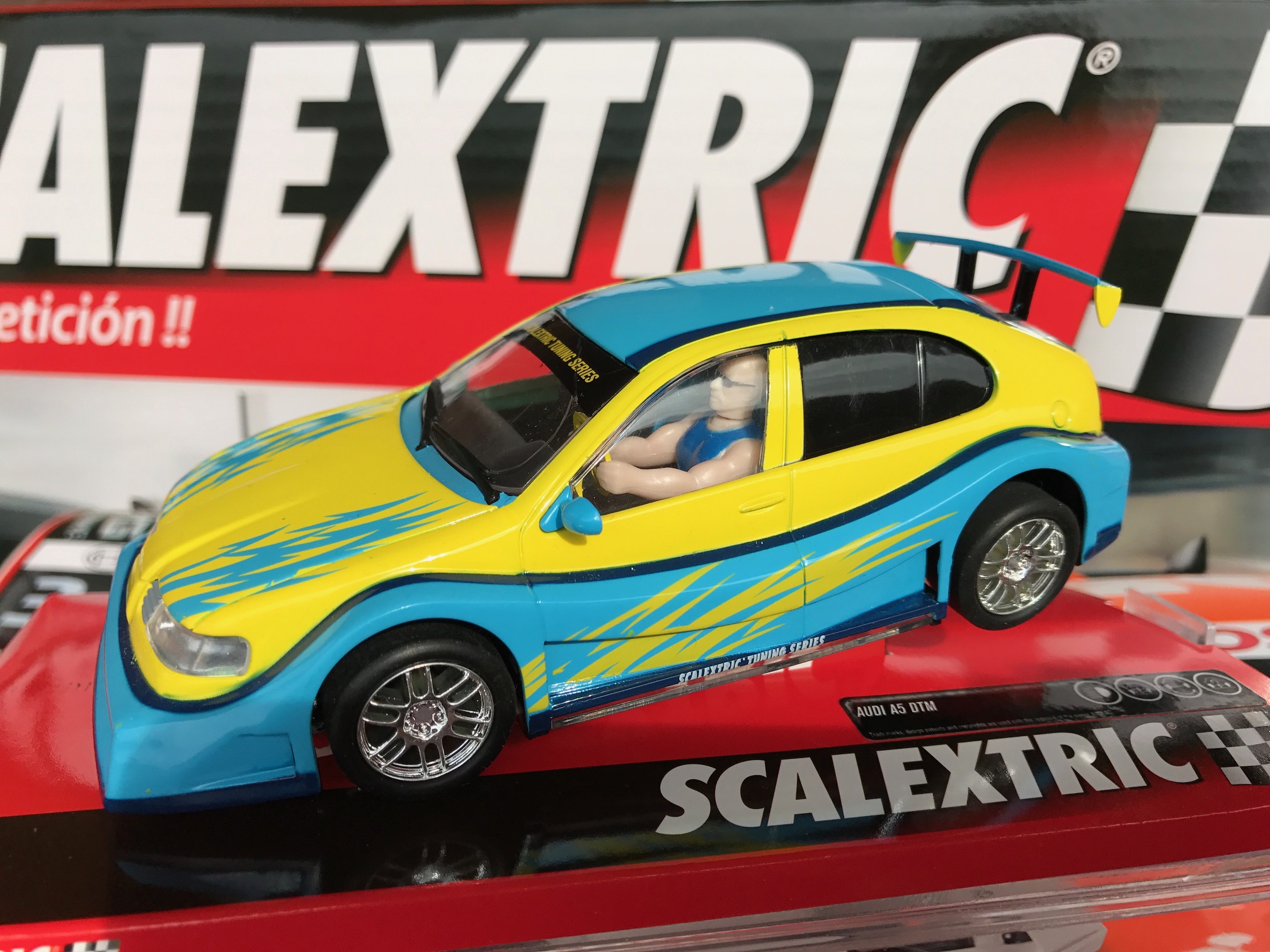 scalextric coche tuning exclusivo circuito