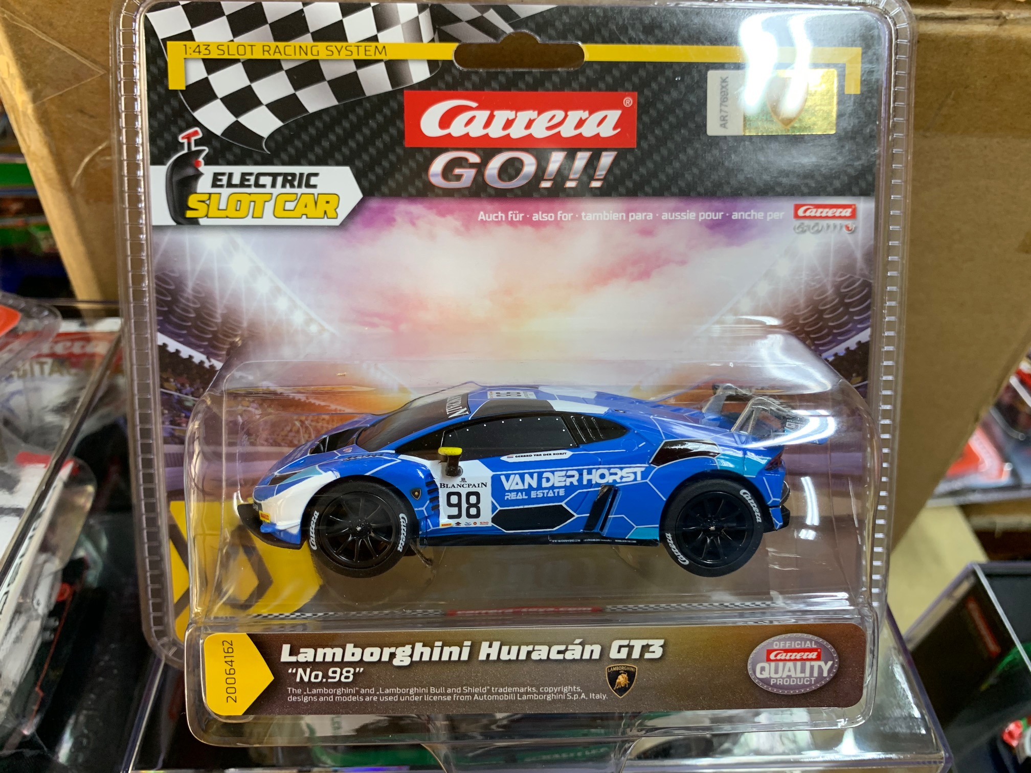 carrera go 64162 lamborghini ducó gt3 "no. 98"