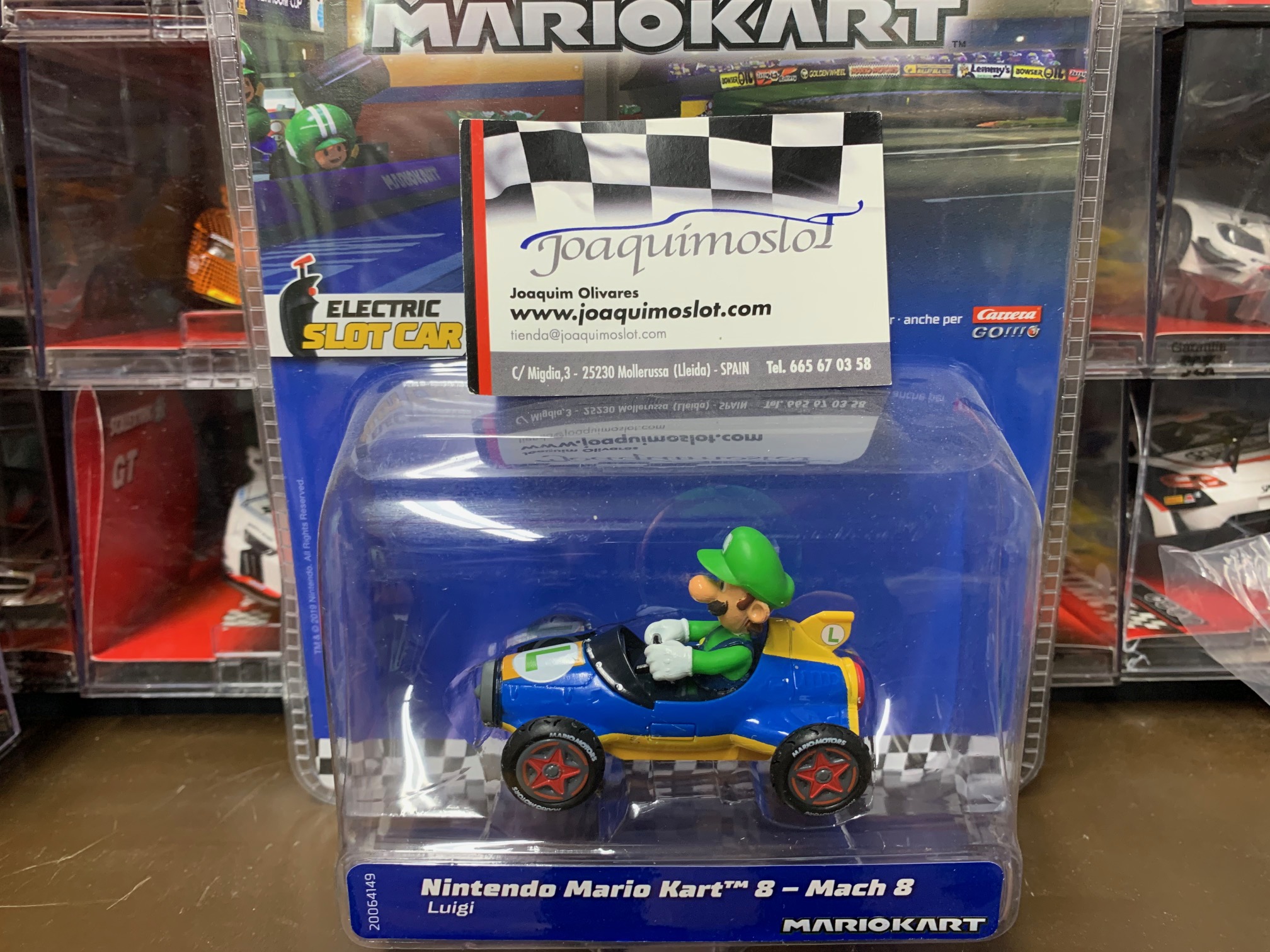 carrera go!!! 64149 nintendo mario kartâ™ mach 8 - luigi