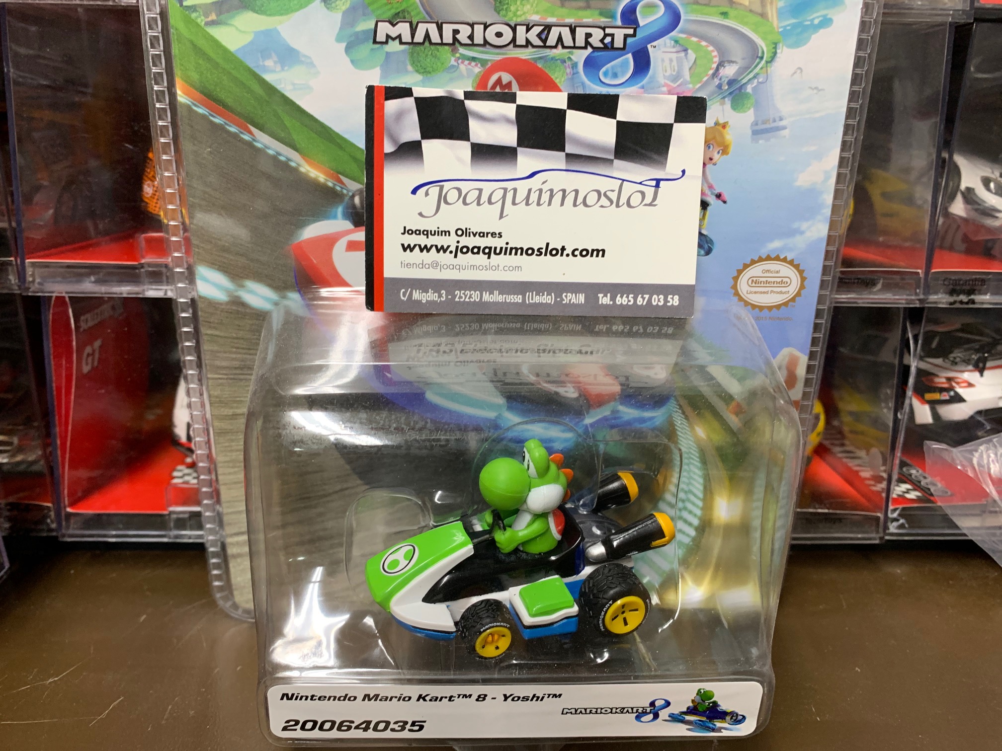 carrera go!!! 64035 nintendo mario kart 8 - yoshi