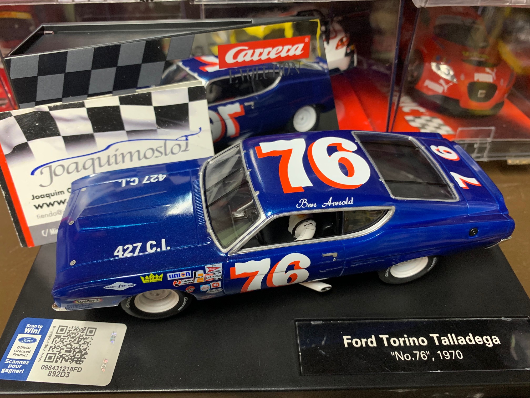 carrera evolution 27616 ford torino talladega no.76 1970