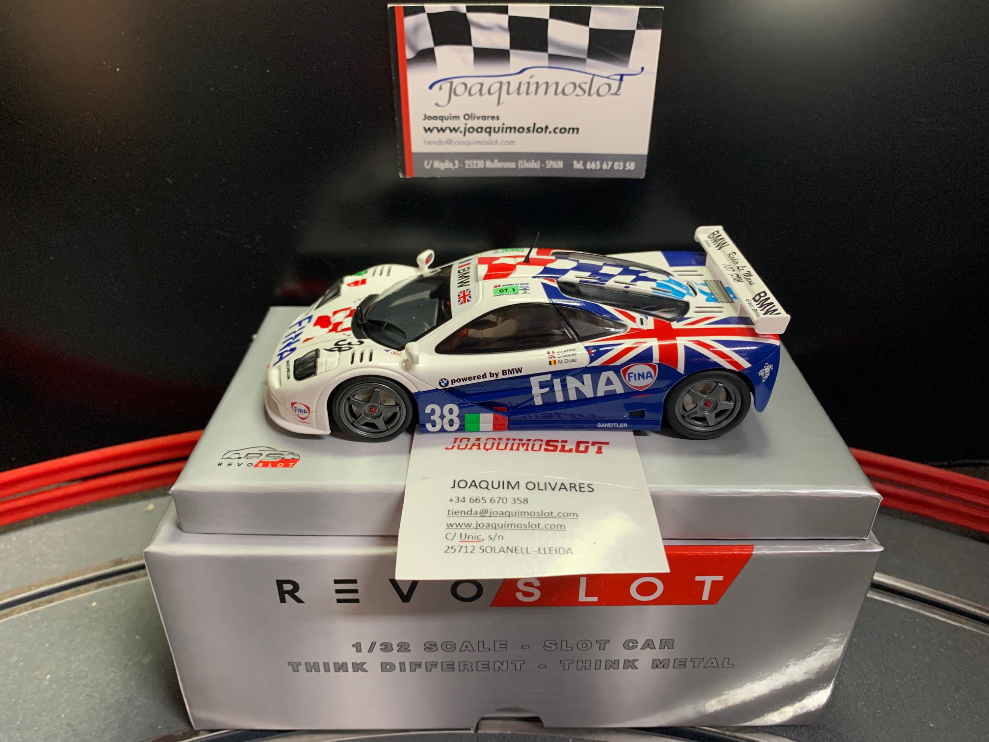 revoslot rs0126 mclaren f1 gtr #38 24h le mans 1996