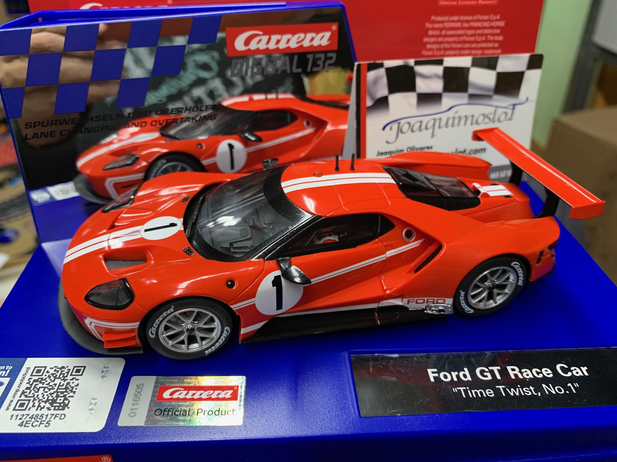 carrera digital 30873 ford gt race car time twist,
