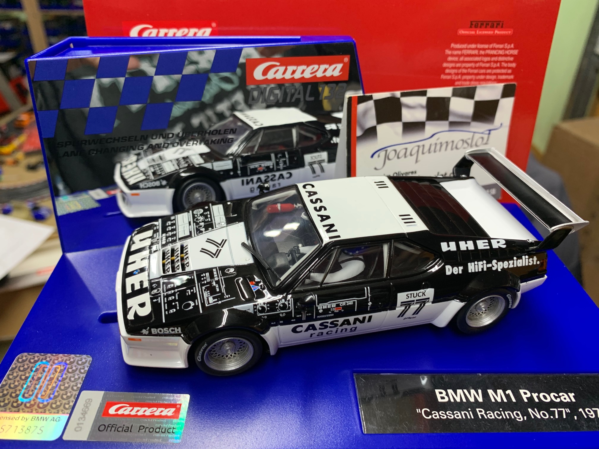 carrera digital 30886 bmw m1 procar cassani racing, no.77
