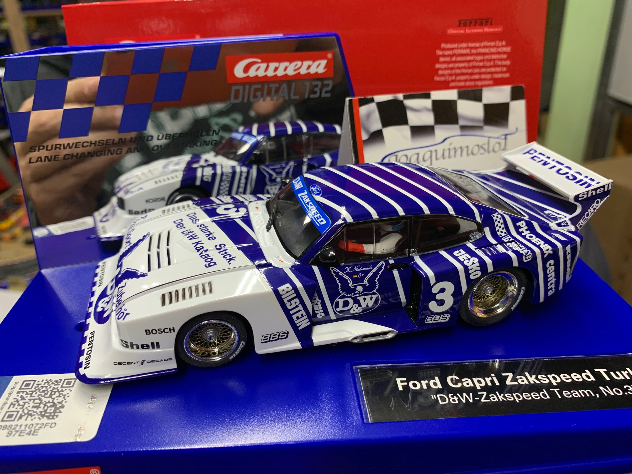carrera digital 30887 ford capri turbo zakspeed d&w zakspee