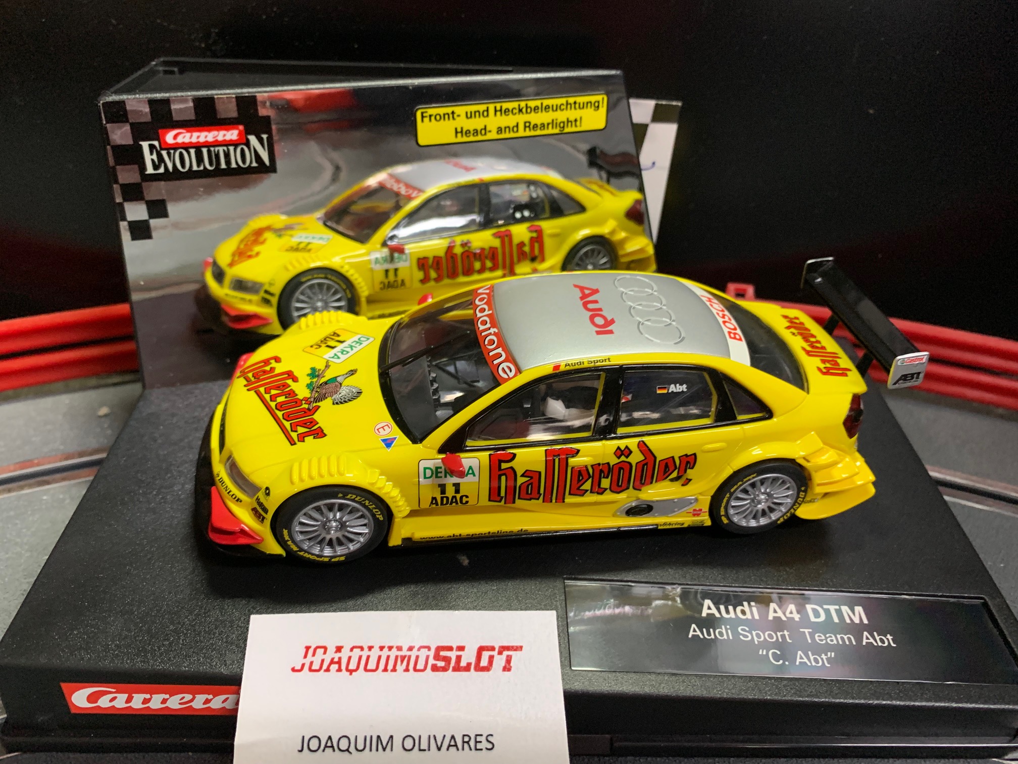 carrera evolution 25746 audi a4 dtm audi sport abt nº11