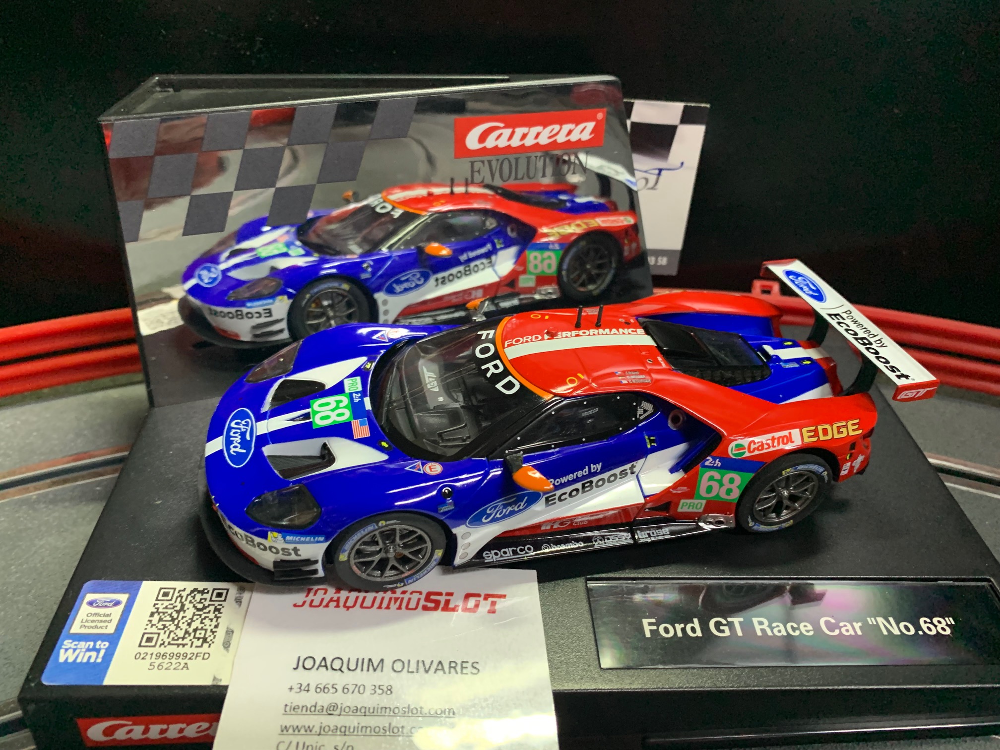 carrera evolution 27533 ford gt race car nº68
