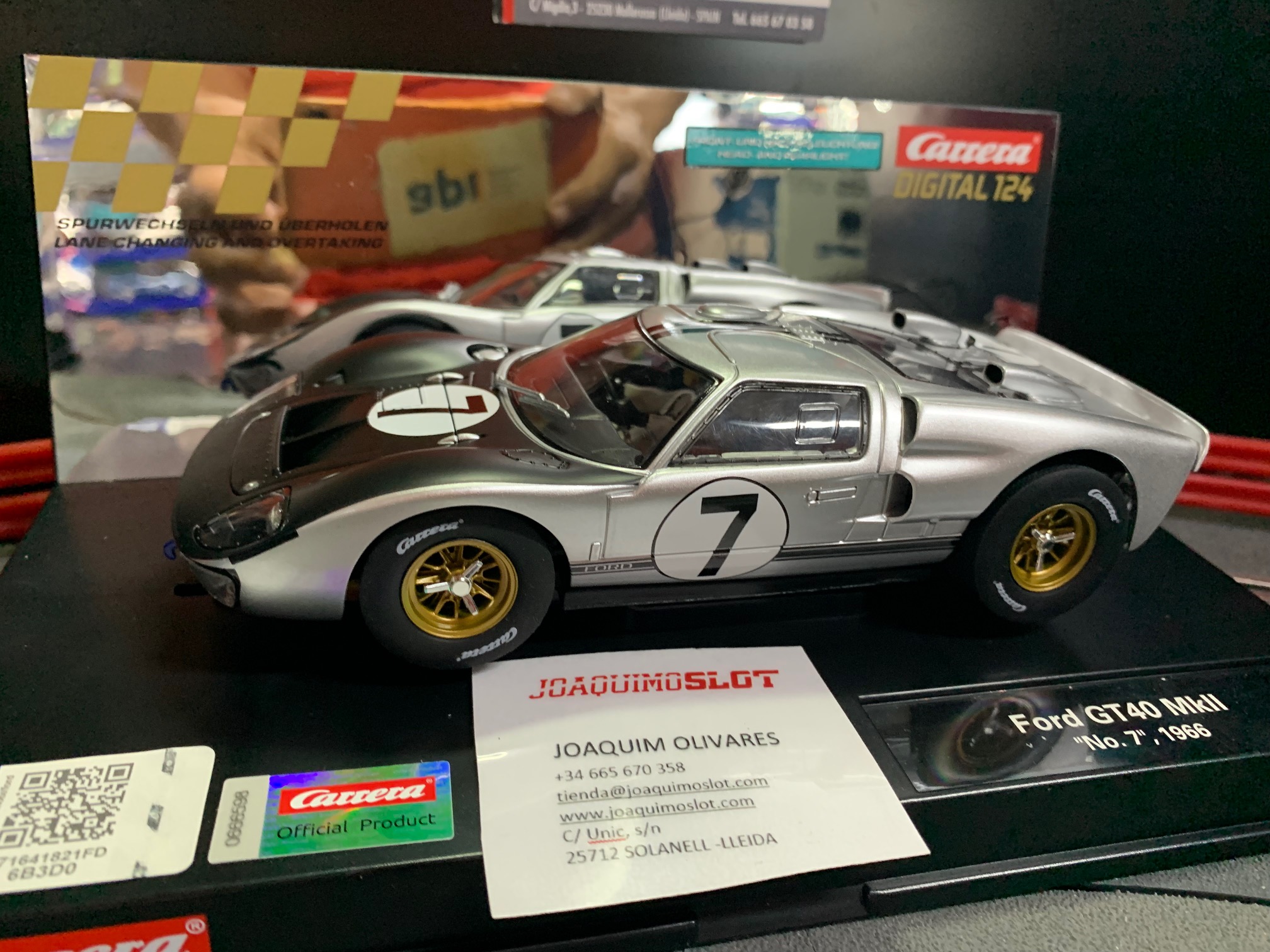 carrera digital 124 23939 ford gt 40 mkii "no.7"