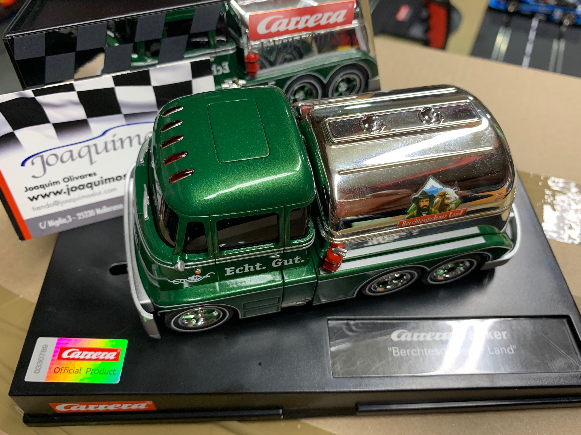 carrera evolutionl 30889 camion verde lechero