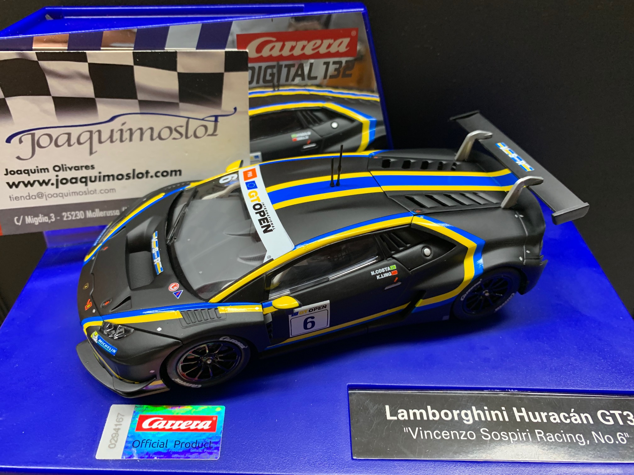 carrera digital 30872 lamborghini huracan gt3 vincenzo nº6