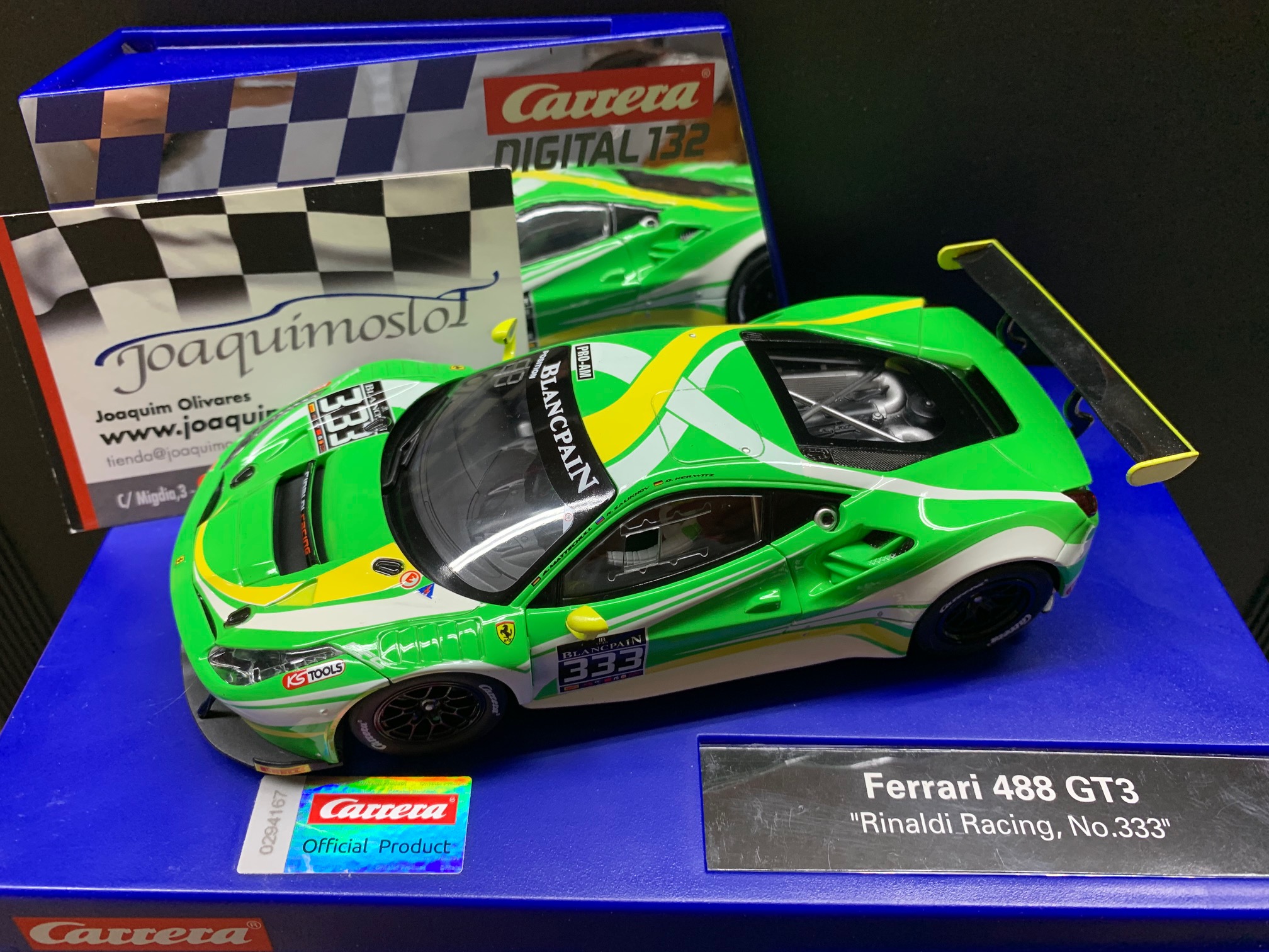 carrera digital 30847 ferrari 488 gt3 "rinaldi racing, no.3
