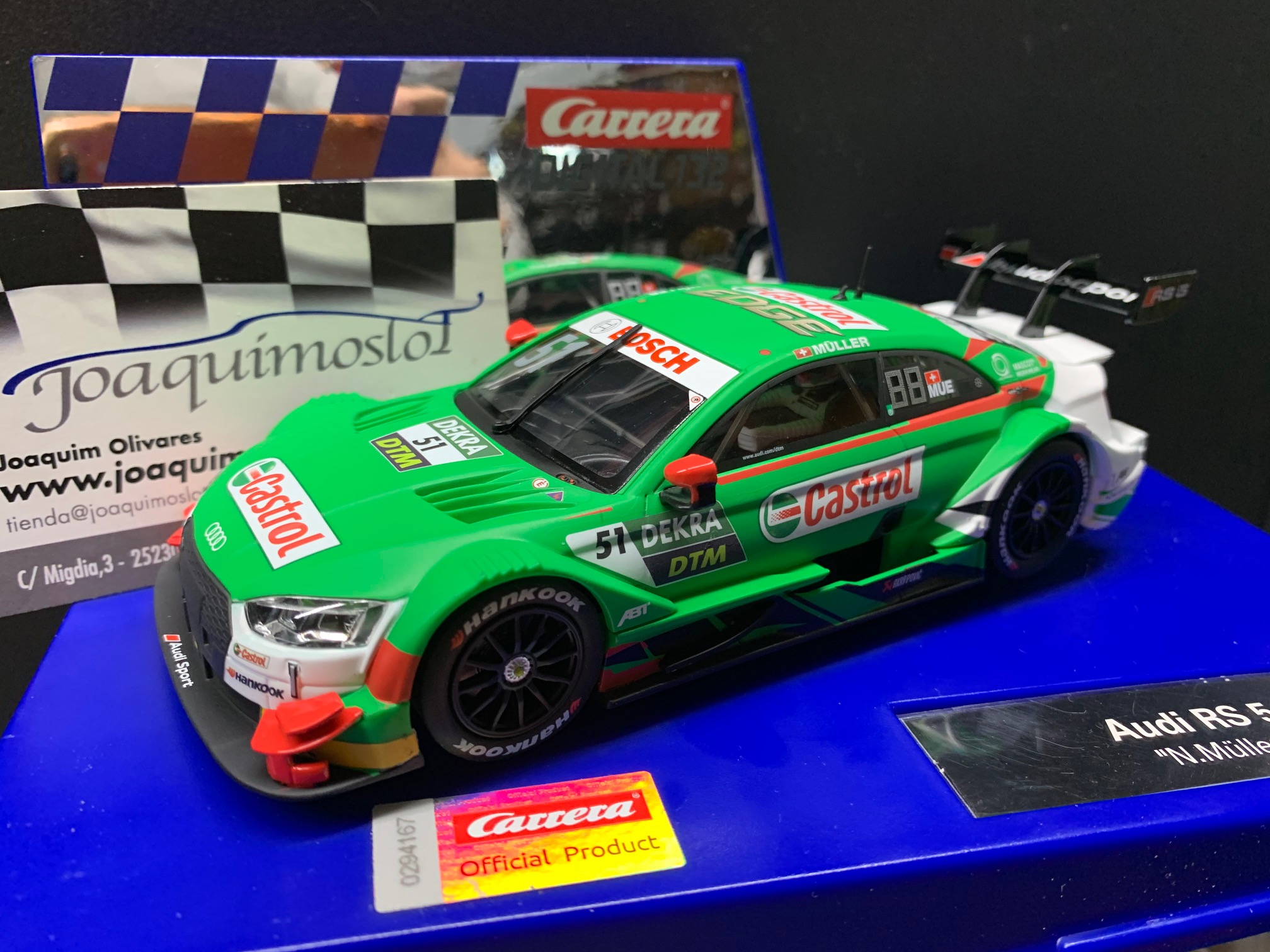 carrera digital 30936 audi rs 5 dtm "n.muller no.51"