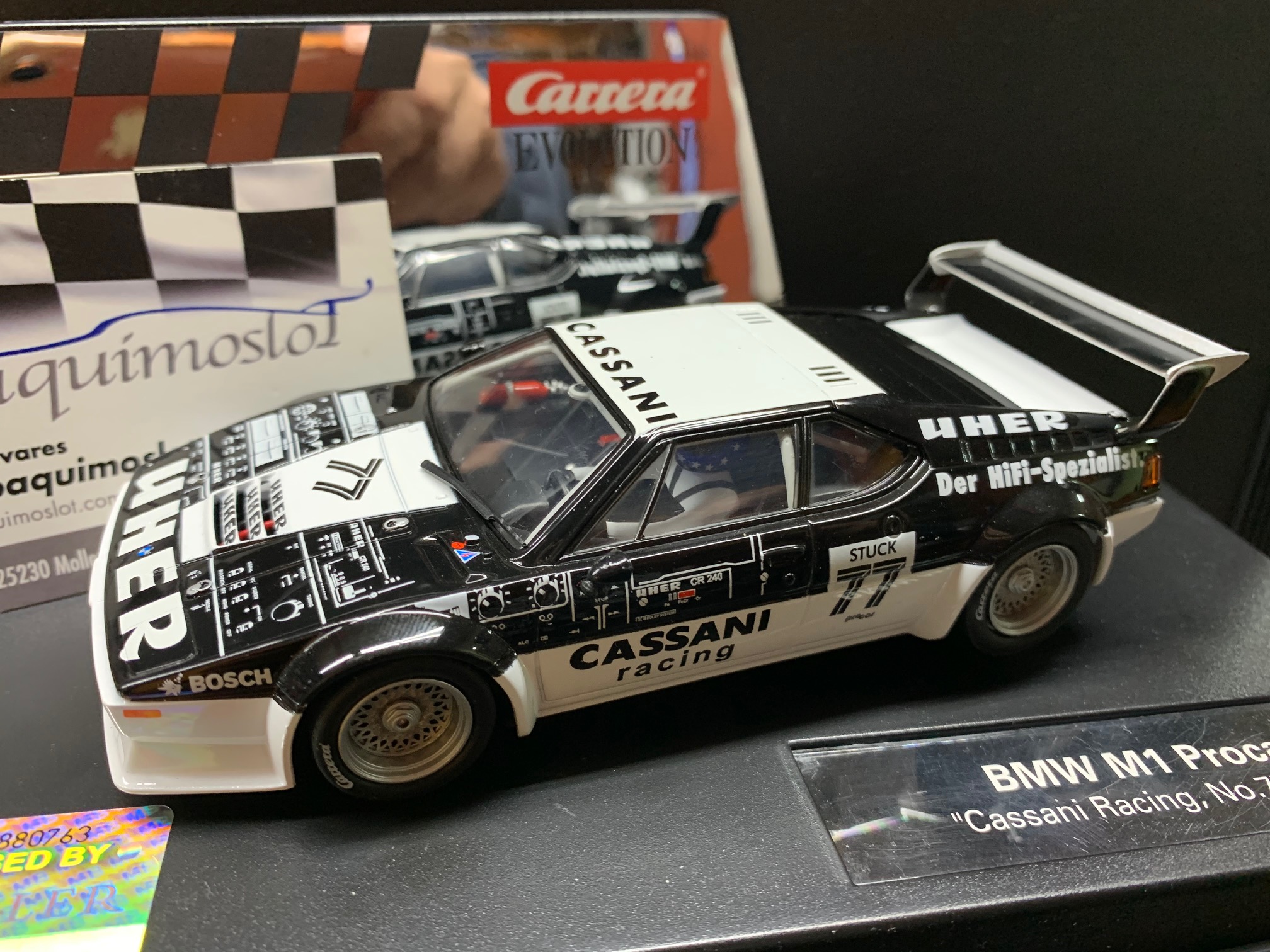 carrera evolution bmw m1 procar cassani racing nº77 1979